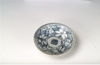 青花纏枝花草碟藏品圖，第1張