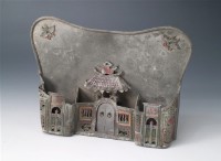 錫製燈芯蕊壁插	 	藏品圖，第1張