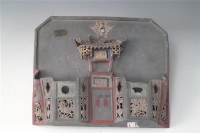錫製燈芯蕊壁插 	藏品圖，第1張