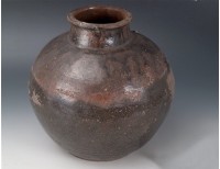 豎頸圓肩醬釉罐藏品圖，第1張
