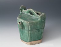 綠釉短流六角形罐藏品圖，第1張