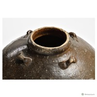 小口四繫醬釉罐藏品圖，第7張