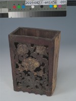 木雕箸籠藏品圖，第1張