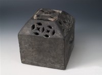 黑陶盝頂盒式烘爐藏品圖，第1張