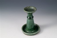 綠釉油燈盞藏品圖，第1張