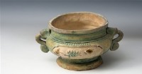 青釉加彩小香爐	 	藏品圖，第1張