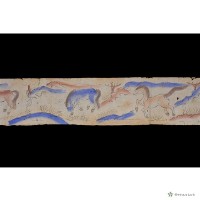 山景馬匹紋彩紙藏品圖，第4張