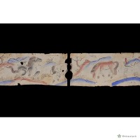 山景馬匹紋彩紙藏品圖，第5張