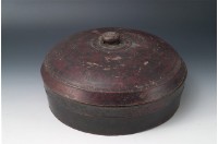 朱漆圓盒藏品圖，第1張