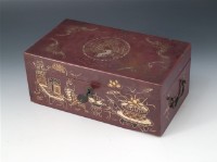 朱漆描金珠寶盒藏品圖，第1張