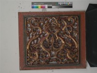 木雕（螭虎圍爐）藏品圖，第1張