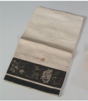 花卉卍字紋半襪藏品圖，第1張