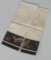 花卉蝶紋半襪藏品圖，第1張