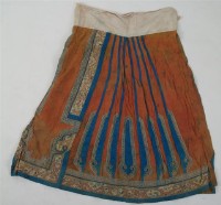 茶色藍條裙藏品圖，第2張