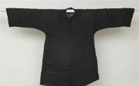 夏衣黑色女用長衫藏品圖，第2張