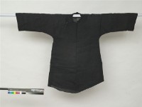 夏衣黑色女用長衫藏品圖，第1張