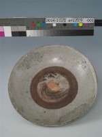 青色花籃印深盤	 	藏品圖，第1張