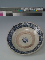 藍花緣紋深盤	 	藏品圖，第1張