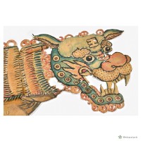 皮影戲偶-弄獅藏品圖，第3張