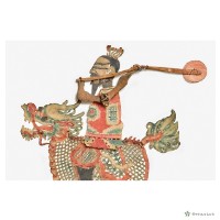 皮影戲偶-元始天尊及隨從藏品圖，第4張