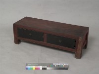 紅眠床腳踏櫃藏品圖，第1張