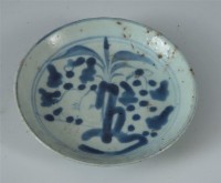 青花盤	 	藏品圖，第1張