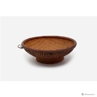 竹織花籃藏品圖，第1張