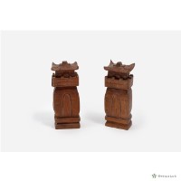古木雕刻藏品圖，第2張