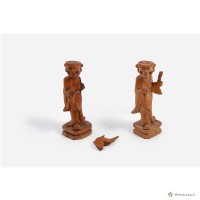 古木雕刻藏品圖，第1張