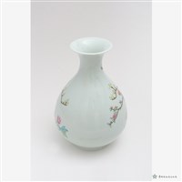 仿清粉彩牡丹玉壼春藏品圖，第4張