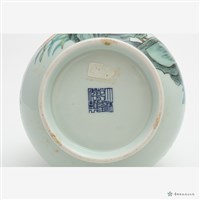 仿清粉彩牡丹玉壼春藏品圖，第7張