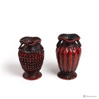矢紋高花瓶(2個)藏品圖，第1張