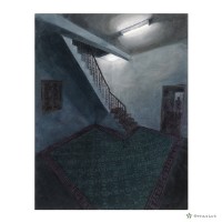 日光燈下的樓梯藏品圖，第1張