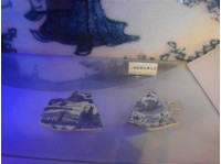 人物紋開光青花瓷殘片（4塊）藏品圖，第1張