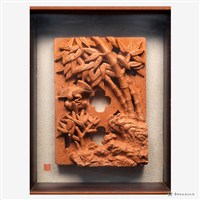 磚雕作品-竹藏品圖，第2張