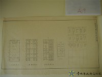 佳里幽冥壇新建工程設計圖(平面圖、基礎圖、柱梁枝圖)藏品圖，第1張