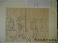 王保原司傅描繪陳玉峰圖案之畫稿(王晉曹尚書)藏品圖，第1張