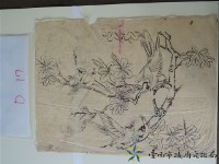 玻璃匾仔圖(喜上眉梢)藏品圖，第1張