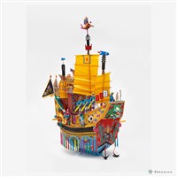 紙糊王船藏品圖，第1張