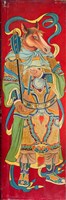 安平城隍廟牛頭馬面門神(馬面)藏品圖，第1張