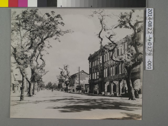 爆擊後的台南市街路－日據時大正町中山路街道圖	 	的圖片
