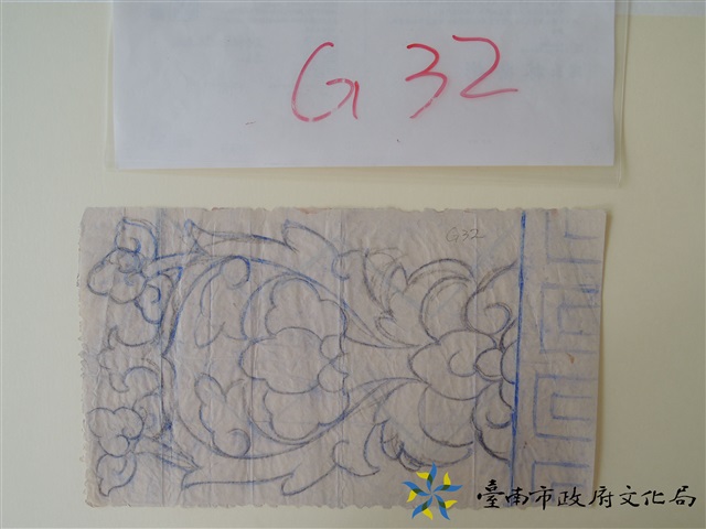 花草堵頭手繪稿的圖片