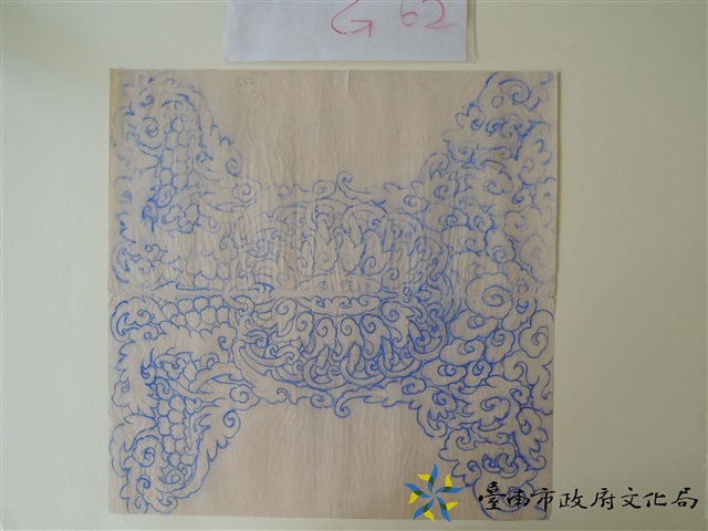 草仔堵頭手繪稿的圖片