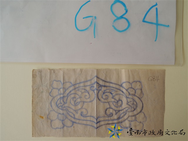 花草堵頭手繪稿的圖片