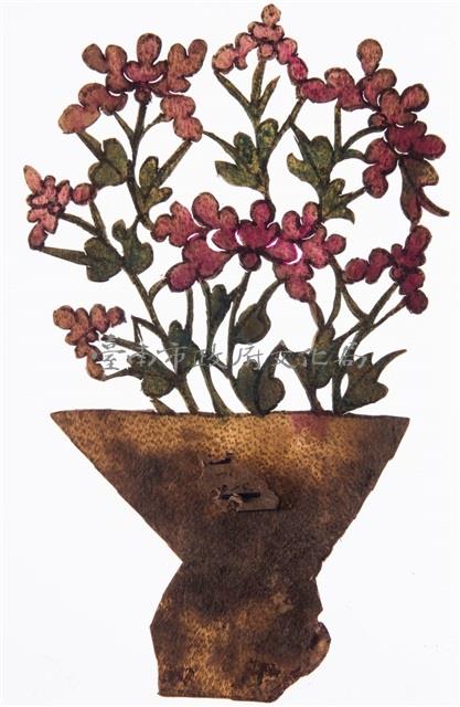 皮影戲偶道具-花盆藏品圖，第1張