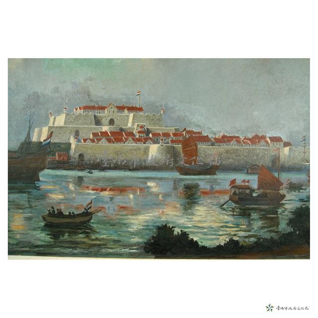 熱蘭遮城晨景圖藏品圖，第7張