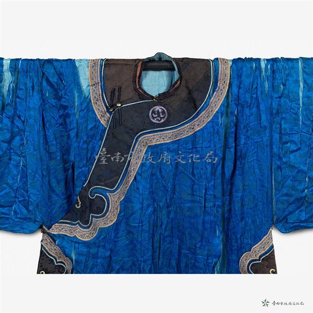 藍色黑邊女棉襖藏品圖，第2張