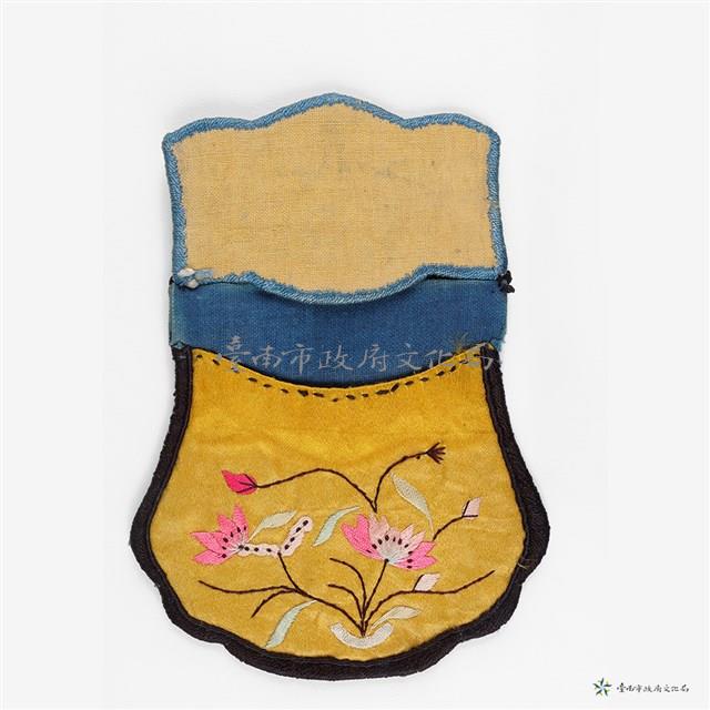 黃底花鳥紋錢包藏品圖，第3張