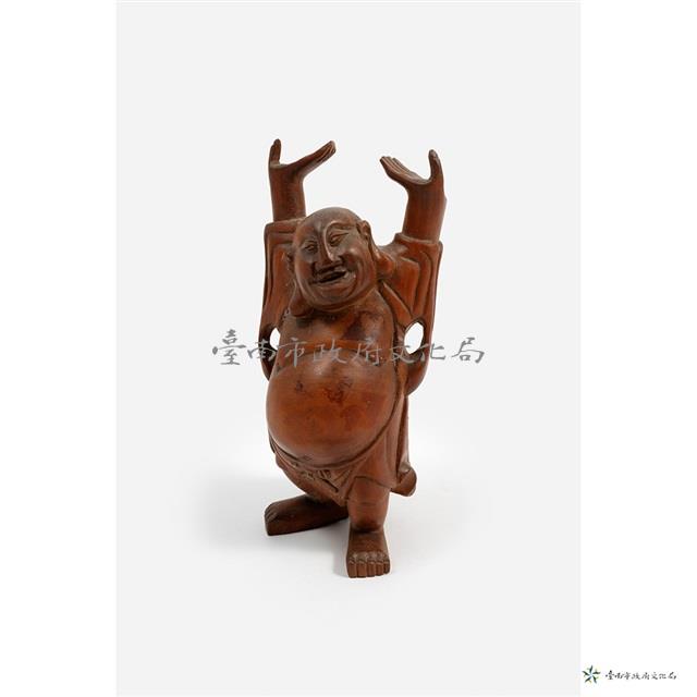 彌勒佛木雕藏品圖，第3張