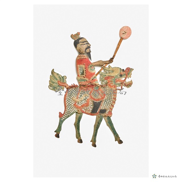 皮影戲偶-元始天尊及隨從藏品圖，第2張